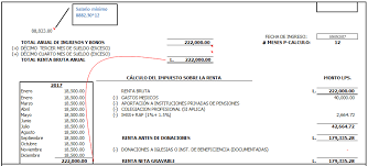 como calcular el impuesto sobre la renta