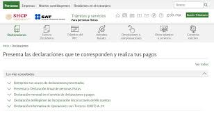 como hacer una declaracion de impuestos en el SAT