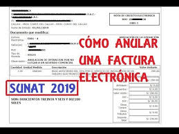como cancelar una factura