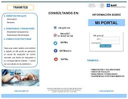 Portal SAT Trámites que puedes realizar por internet