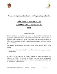 Guía para el llenado del FUR: ¿Cómo solicitar una beca para alumnos de primaria, secundaria y especial?