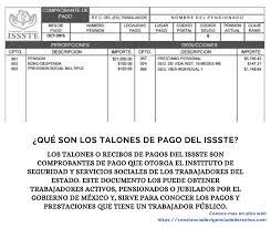 ¿Cómo imprimir el talón de pago ISSSTE?
