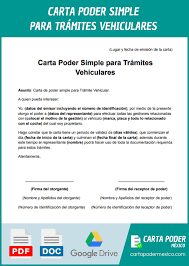 Carta Poder Simple México ¿Qué es, cómo se llena y para qué sirve? Descargar formatos para imprimir