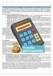Finiquito por Incapacidad Permanente Parcial