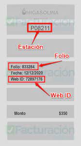 MiGasolina Facturación Electrónica