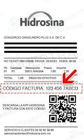 Hidrosina Facturación en línea