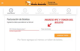 Flecha Amarilla Facturación en línea