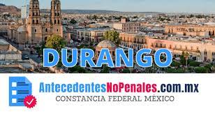 Carta de Antecedentes no Penales Durango