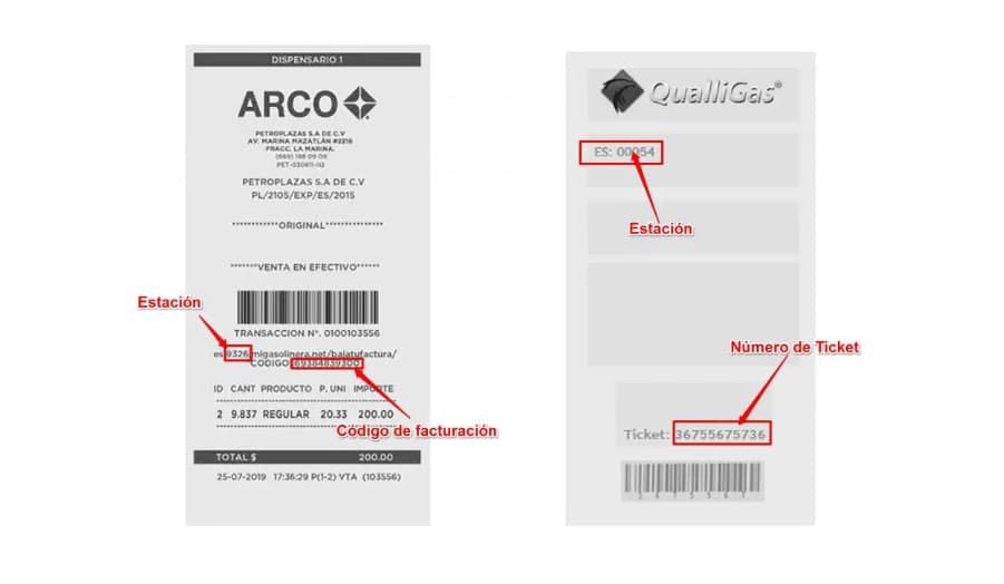 arco gasolineras facturacion