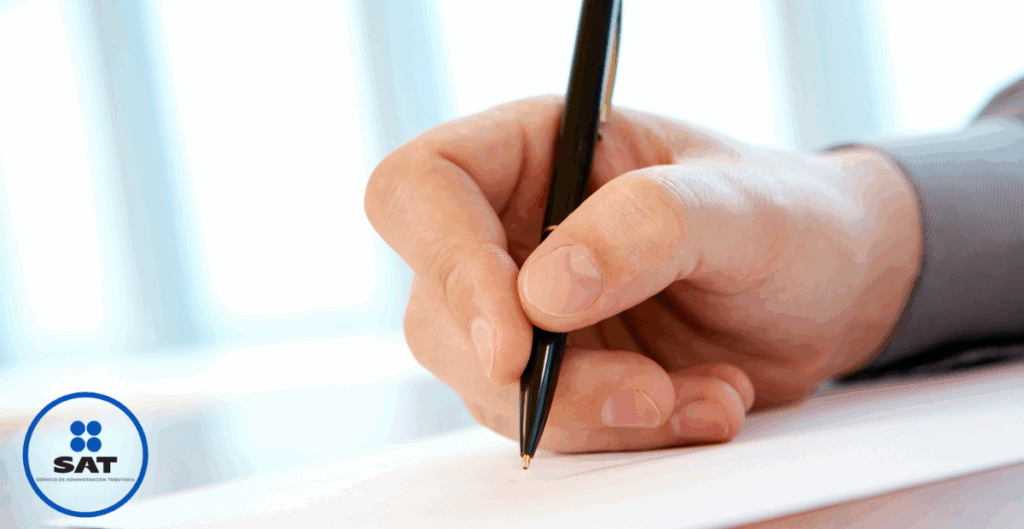 documento escrito sat
