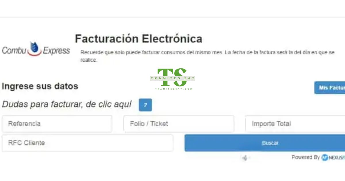 Combuexpress Facturación en línea: Pasos y requisitos para facturar tus ...
