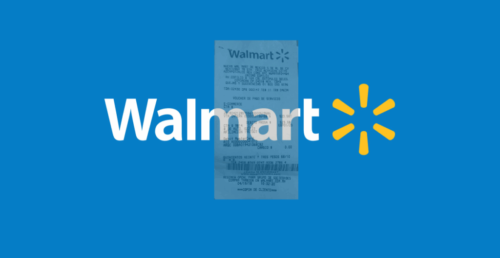 facturar en walmart